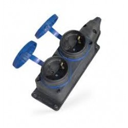 KAUÇUK 2 Lİ MONOFAZE GURUP PİRİZ 1X16 KAUÇUK 2 Lİ MONOFAZE GURUP PİRİZ 1X16